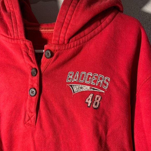 🏈Wisconsin Badgers🏈 pullover 1/4 zip hoodie - Picture 7 of 8